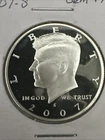 2007 s silver proof kennedy half dollar