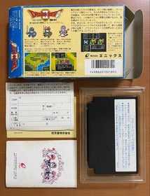 NES Enix Dragon Quest I.Ii.Iii.Iv Famicom Software 4-Piece Set With Box Theory J
