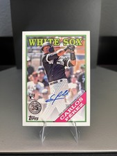2023 Topps 35th Anniversary Baseball Card #88BA-CP Carlos Perez Rookie Auto. rookie card picture