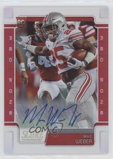 2019 Score Rookies Red Zone Signatures 4/20 Mike Weber #407 Auto xr1