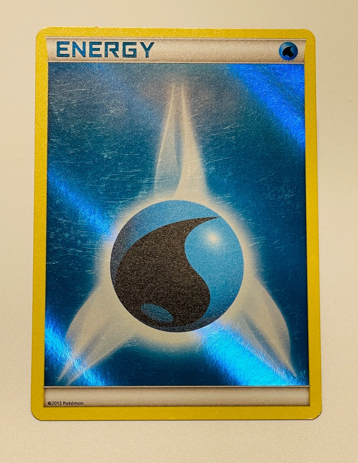 WATER ENERGY 2013 Pokemon Black & White REVERSE Holo POKÉMON B&W