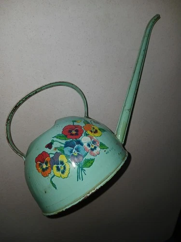 Ohio Art Vintage Tin Toy Watering Can