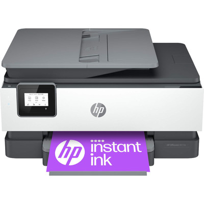 HP - OfficeJet 8015e Wireless All-In-One Inkjet Printer with 6 months of Inst...