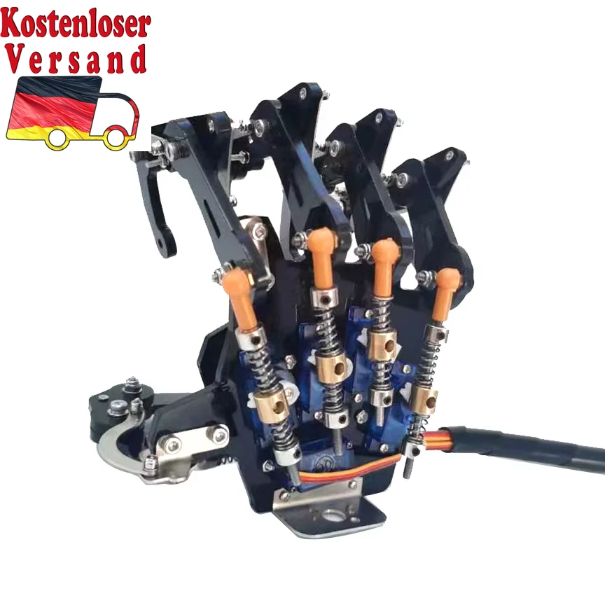 5 DOF Robot Five Fingers Robotics Kit Educational Metal Mechanical Paw for Ardui - Bild 3 von 4