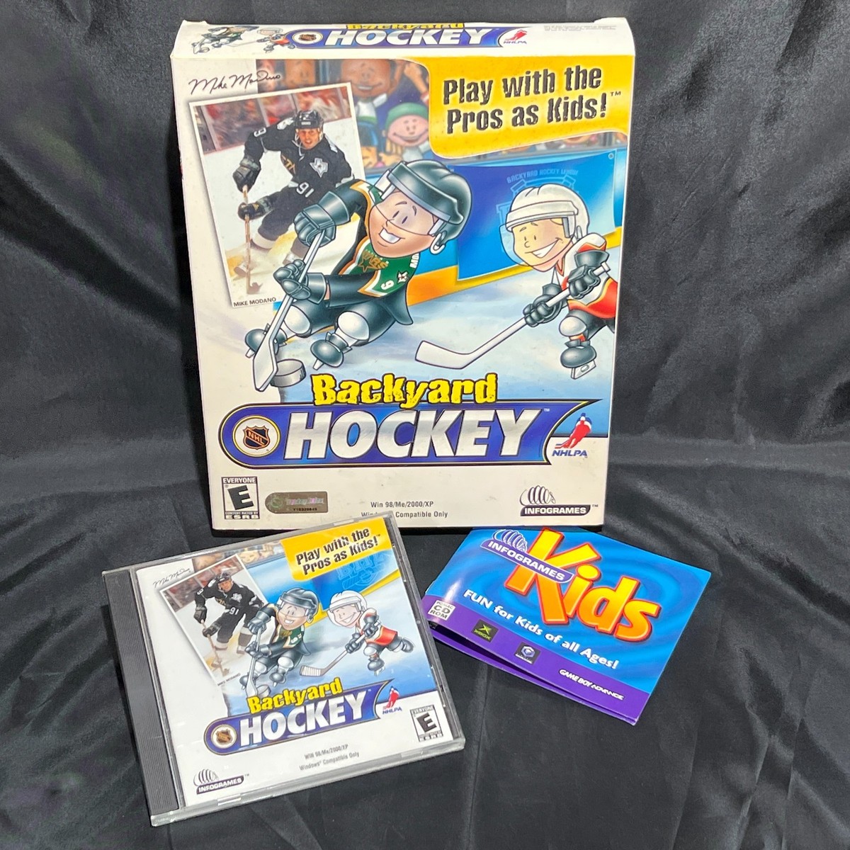 Backyard NHL Hockey Vintage Big Box 2002 PC Game WIN 98/ME/2000/XP