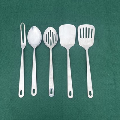 Wolfgang Puck Café Collection Stainless Steel 5-Piece Kitchen Utensil Set