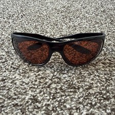 Vintage Bolle Oval Polarized Sunglasses Black Made In France Frame Only