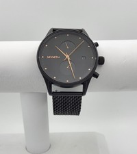 MVMT D-MV01-BBRG Mens Voyager Dual Time Zone ...