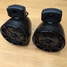 Wet Sounds RECON 6 POD-BG 6.5" Clamp Speakers, Black Open Grille - FREE SHIP 