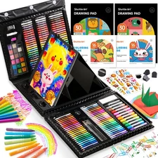 Shuttle Art 335 Piece Kids Art Set, Multi-Media Art Supplies, Gift Art Kit wi...