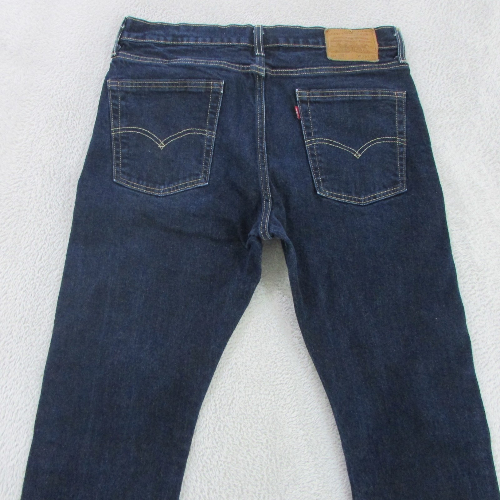 Levis 510 Skinny Jeans Mens W33 L30 Dark Blue thumbnail 4