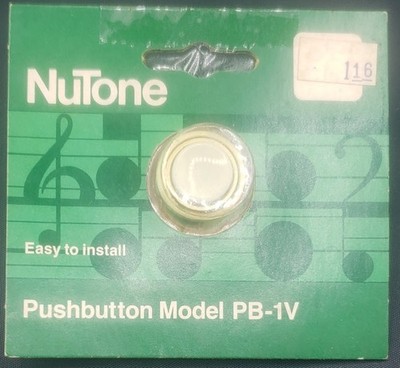 Vintage NuTone PB-1V Original Packaging - New