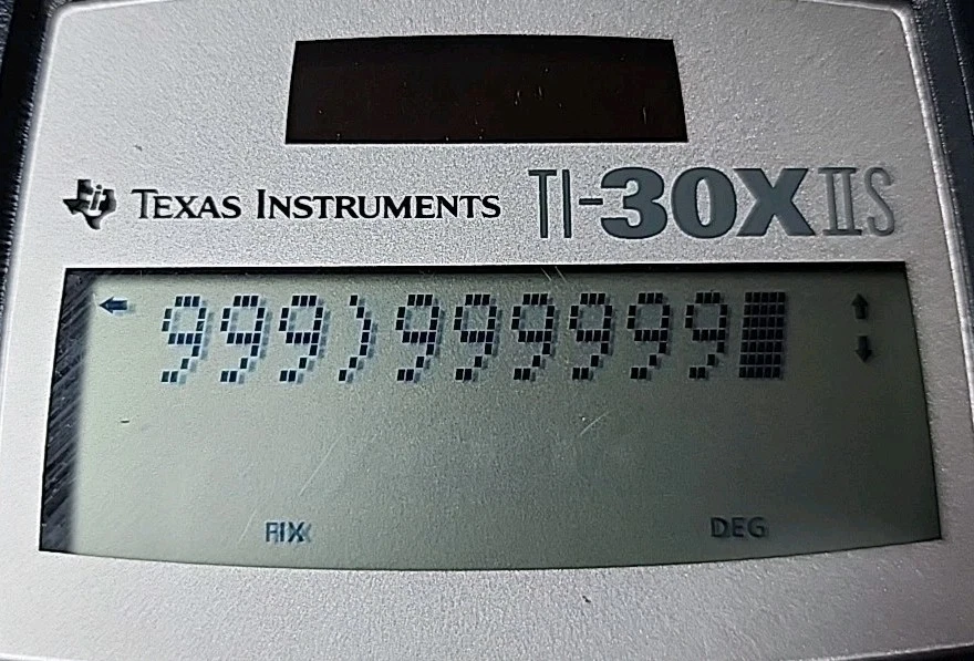 Texas Instruments TI-30X IIS Scientific Calculator 2-Line w/ Cover - Image 4 of 4