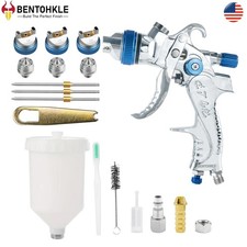 Hvlp Auto Paint Air Spray Gun Kit Gravity Feed Car Primer 1.41.72.0mm Nozzle