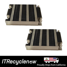 Pair of 1U Supermicro Heat Sink AMD EPYC Socket 4094 FPR H12 H11 Server