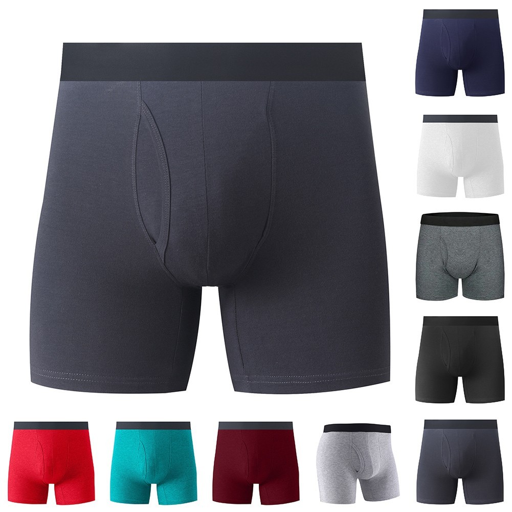 Simplistic Design Mens Plus Size Boxers Made from Quality Cotton Fabric