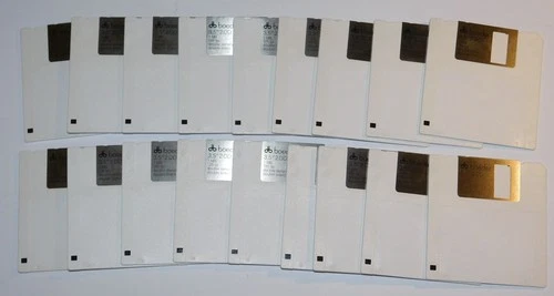 17x Boeder 3,5" Diskette DD 2DD MF2DD 720kB Atari Amiga Floppy Disk Disketten