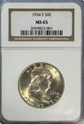 1954-S Franklin Half Dollar, MS 65 NGC, NR