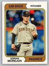 2023 Topps Heritage #163 Adrian Morejon - San Diego Padres