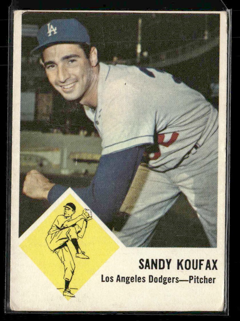 1963 Fleer #42 Sandy Koufax VG/EX