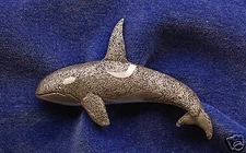 Empire Pewter Orca / Killer Whale Pin