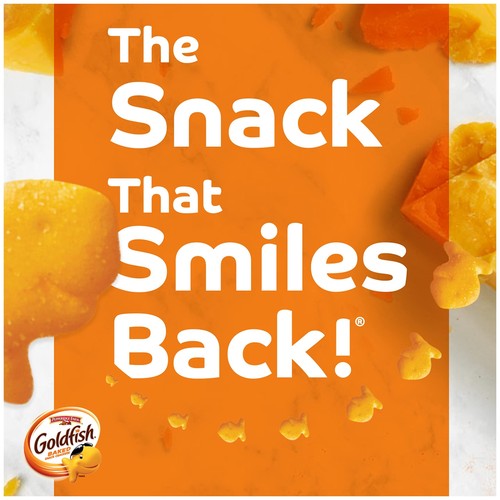 Goldfish Cheddar Cheese Crackers Baked Snack Crackers 1 oz On-the-Go Snack Pa... - Picture 7 of 9