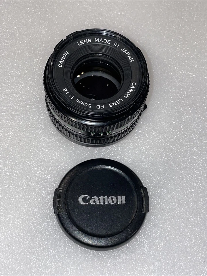 Genuine Front Lens Cap Canon FD 50 mm f1.8 1:1.8 & FD 50MM 1:1.4 Lens (52mm) E52 - Image 3 of 4