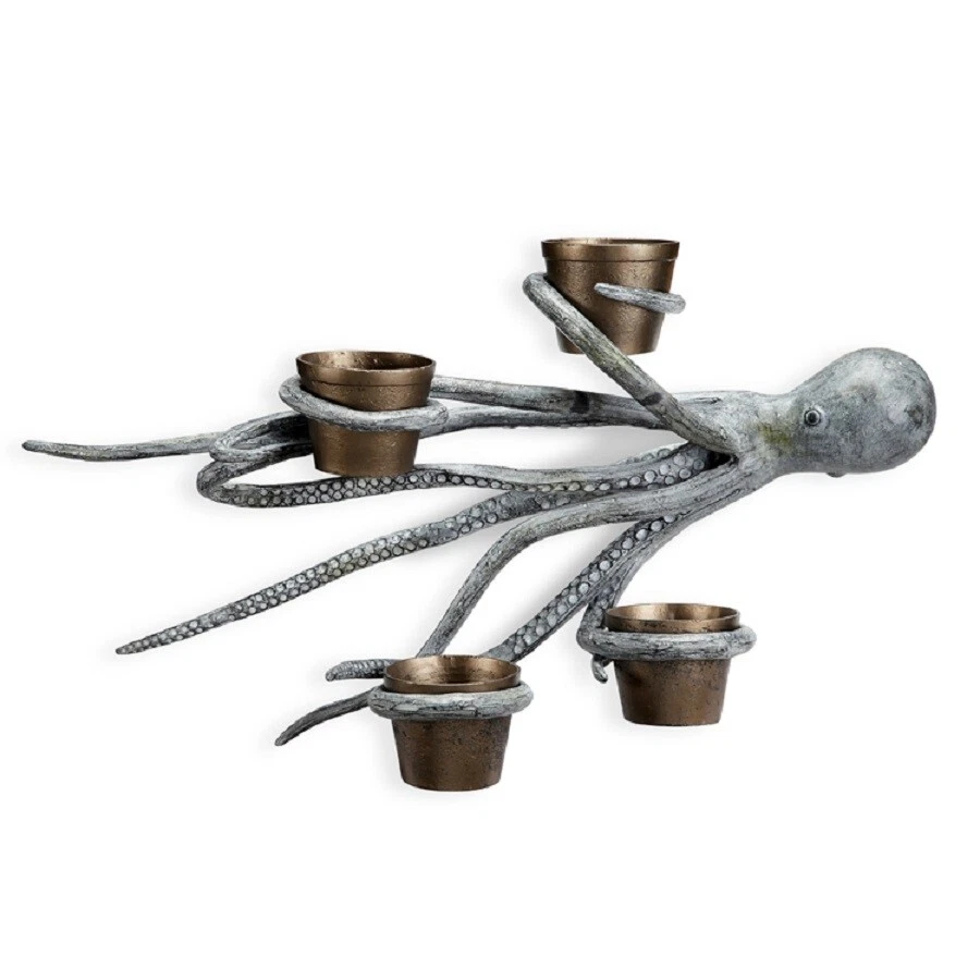 Soporte para maceta de pulpo colgante de pared escultura jardín maceta ~ SPI Home 34406 Foto 3 de 3