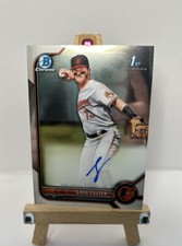 GREG CULLEN 2022 Bowman Chrome Prospect Autograph 1st Bowman Baltimore Orioles