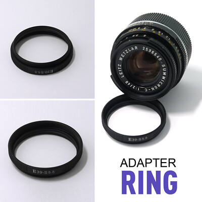 For Leica E39 Filter - Summicron-C (S5.5) Lens Mount Adapter Ring New Adapter US