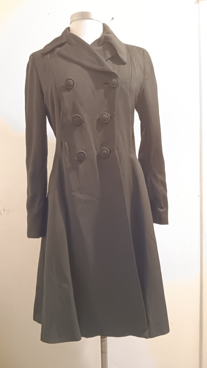 ジャケット・アウター 1950~1960s DOUBLE BREASTED WOOL COAT 1950s 60s Vintage Mens Overcoat Wool Coat Size L