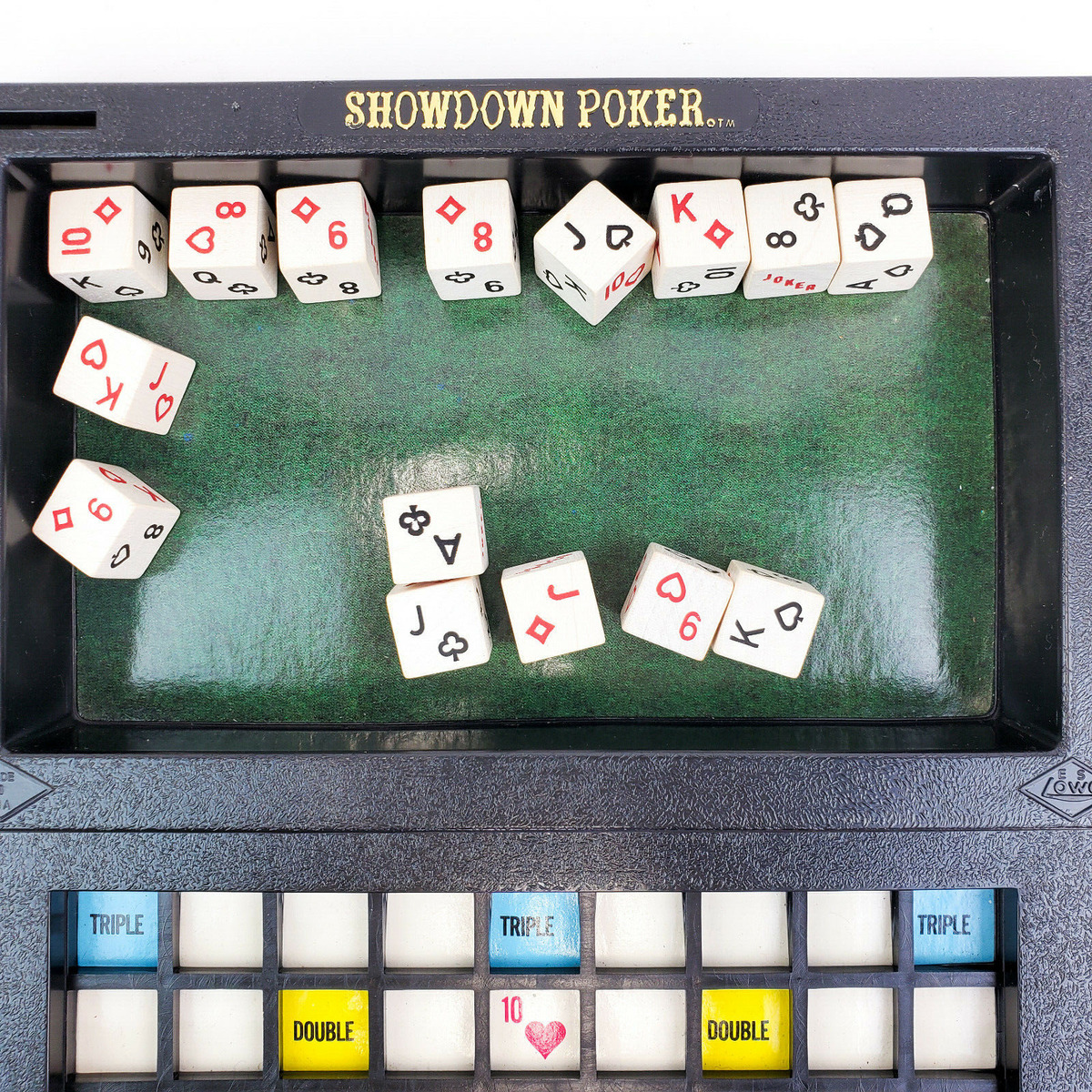 Vintage - Showdown Poker 1971 Dice Board Game - E.S. Lowe Company Inc.