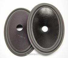 Pair Vintage 6"X9" Paper Cones - Speaker Parts - CP9222 -- CS