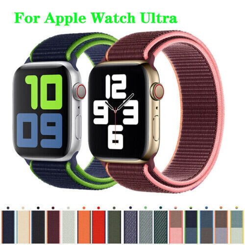 Nylon Strap for Apple Watch Ultra 2 Series 9 8 7 6 SE 38-49mm-image