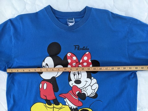Disney Mickey Mouse Minnie Disney World Shirt Royal Blue XL Disney Tag - Picture 4 of 7