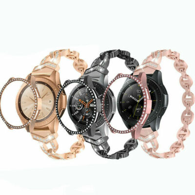 Bling Metal Band Strap+Case For Samsung Galaxy Watch 4/Watch 5/Watch 6 40/44mm