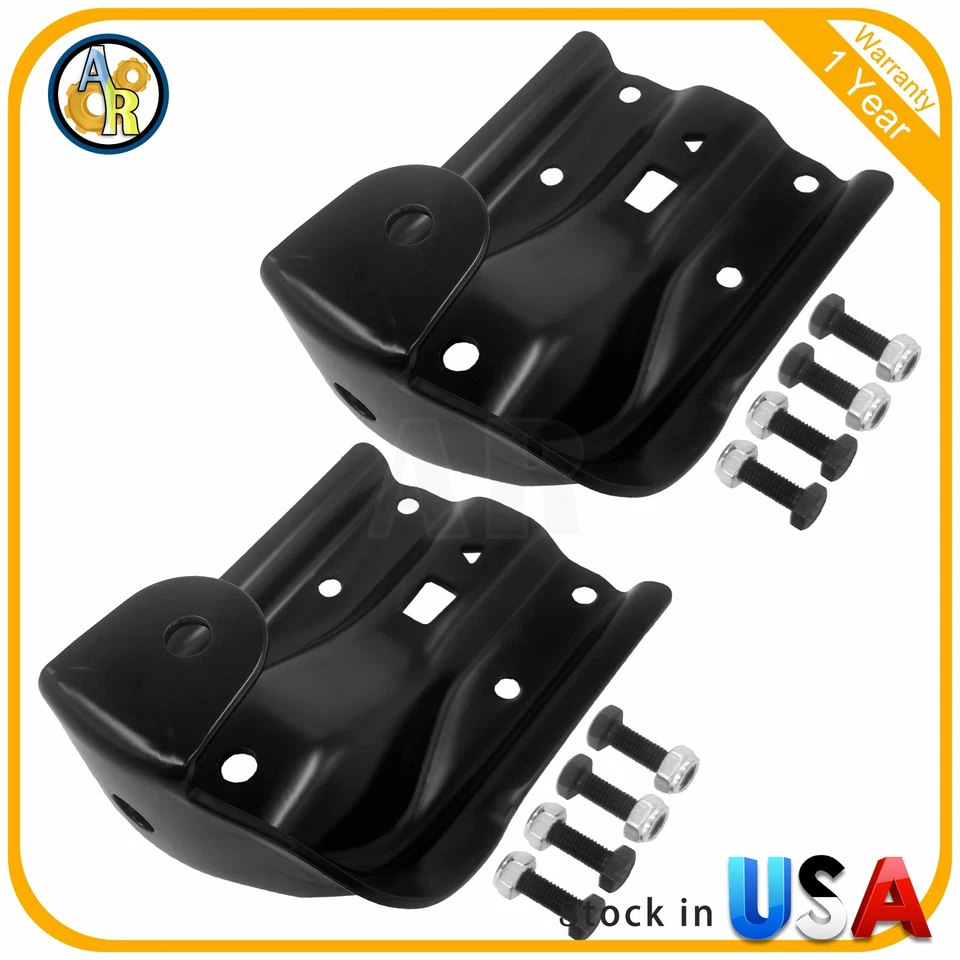 Par Kit de soporte de resorte de hoja trasera para camioneta 88-00 Gmc K1500 K2500 722008 Foto 3 de 3