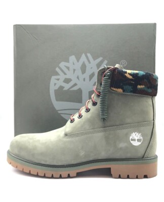 *NEW* Men TIMBERLAND PREMIUM 6-INCH WATERPROOF BOOTS DK GREEN (TB0A2KC5 A58)  