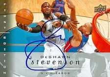 Deshawn Stevenson autographed Basketball Card (Wizards) 2008 Upper Deck #198