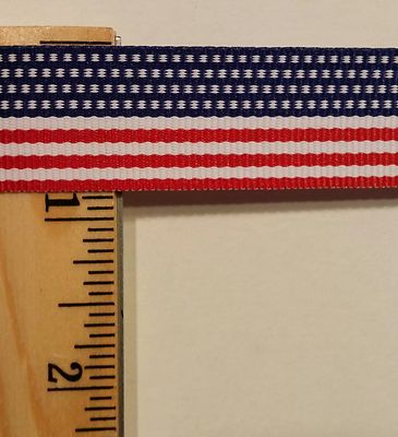 7/8'' American Flag Patriotic Ribbon Stars & Stripes Put-up: 30 Continuous Yards 