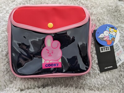BTS BT21 *Official Brand New Authentic* Cute Mini Cookie Jungkook Bag / Clutch 