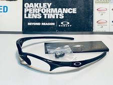 Oakley Half Jacket 1.0 XLJ Metallic Black w/ Silver Icons OEM Released 2002 NEW