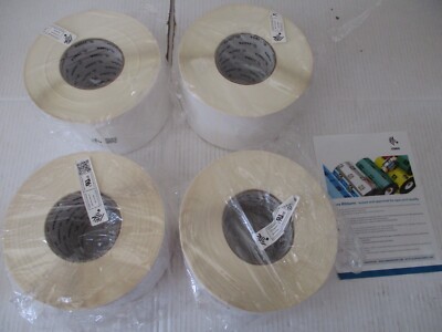Zebra 880350-101 Z-Ultimate 3000T 102x102mm Label Etiketten 4 Rollen 5728 stück-