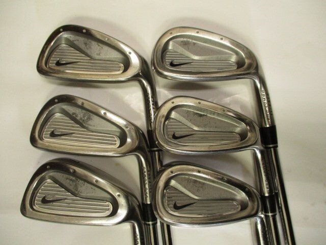ハル‼️●ナイキPRO COMBO チタンフェイス♯5～PW●フレックスS● NIKE PRO COMBO Irons #5~9,Pw(6clubs)/N.S.PRO 950GH/Flex:S
