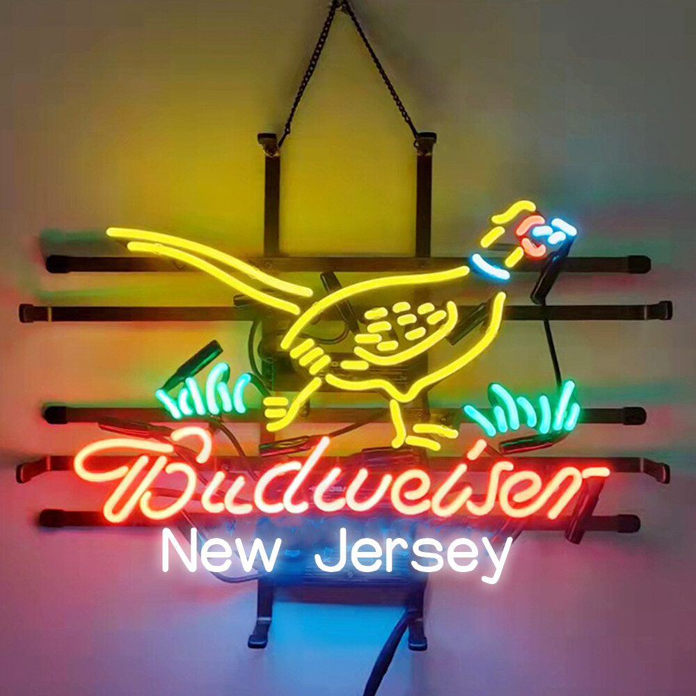 Pheasant New Jersey Beer Neon Sign 24x20 Beer Bar Man Cave