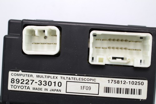 2007 LEXUS ES350 MULTIPLEX NETWORK CONTROL MODULE OEM, 89227-33010 - Picture 2 of 6