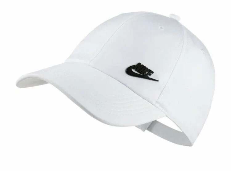 NIke Aerobill Unisex Heritage86 Adj. Sport Cap Hat White Black