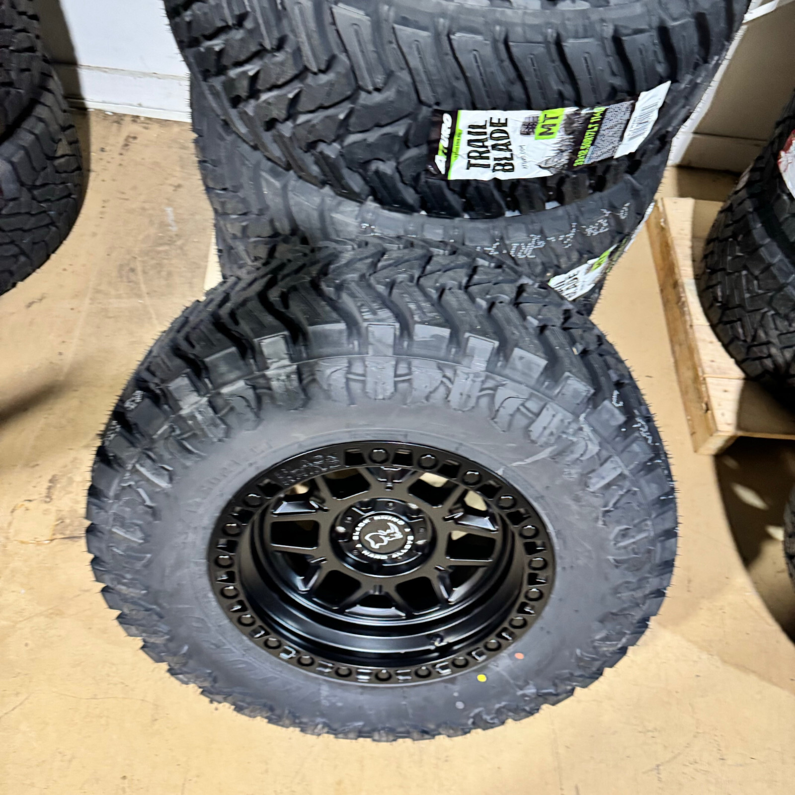 4) 17x9 Black Rhino Kelso Wheels Atturo 33