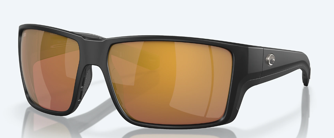 Costa Del Mar Reefton Pro 120mm Rectangle Sunglasses with Black