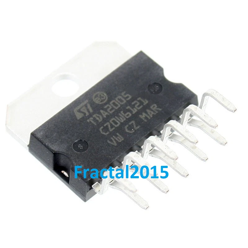 STMICROELECTRONICS 2 PCS TDA2005 TDA2005R 20W BRIDGE AMPLIFIER ZIP New